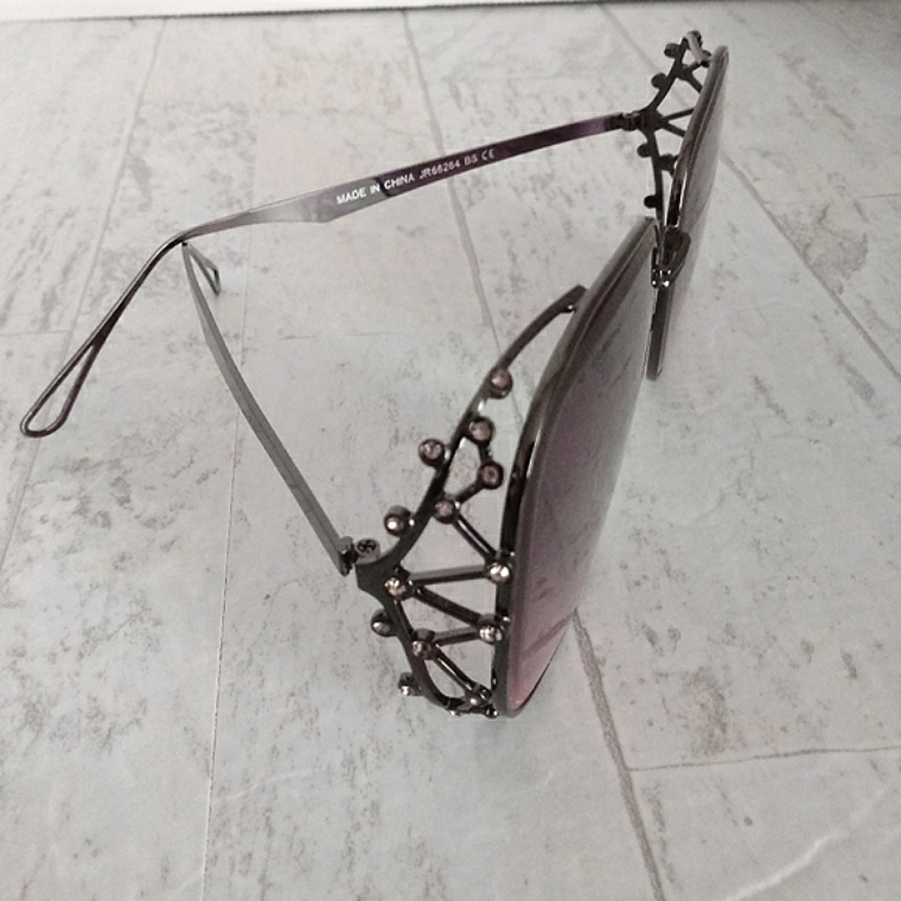 New Women's Polarized Luxury Square Oversized Sunglasses - Picture 7 of 8